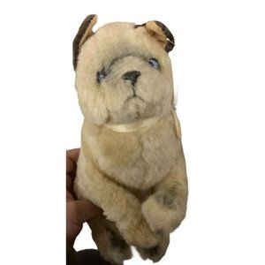 Avanti Siamese Cat Plush Stuffed Animal - Realistic Cat with Cream Colored Bow -